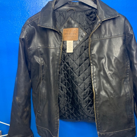 Arizona Men’s Jacket Leather Classic - Picture 1 of 7